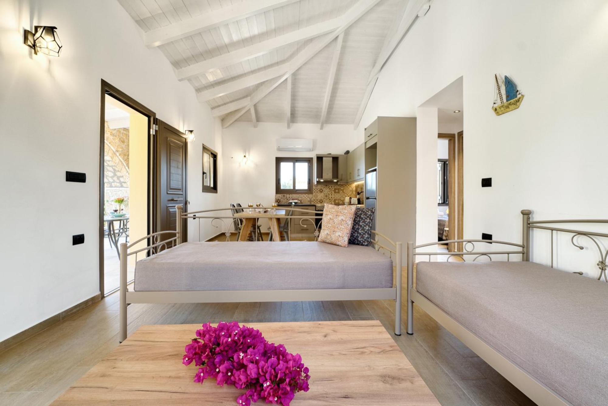 Astarte Villas - Astra Private Villas With Pool Vasilikí Exteriör bild